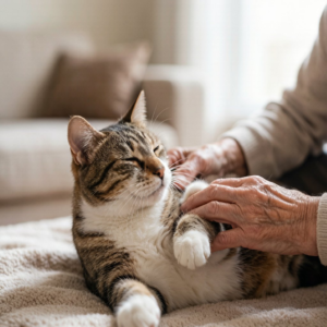 Why Are Cats Raised by Elderly Owners So Calm and Obedient?
